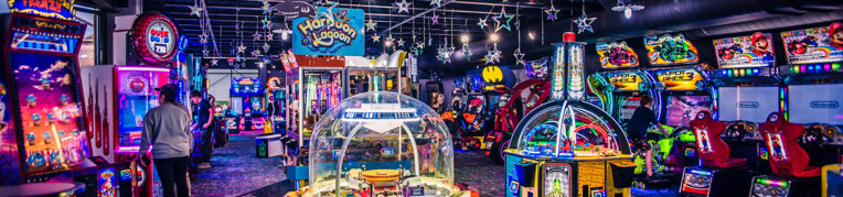 Diamond Jim's Arcade inside the  Indoor WaterPark