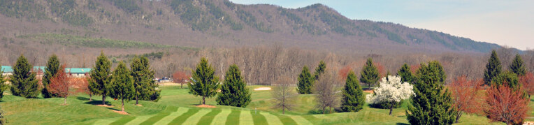 Golf at  Resort in the spring