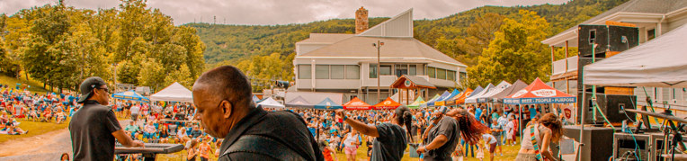 View of the ValleyFest Beer & Wine Festival at  Resort