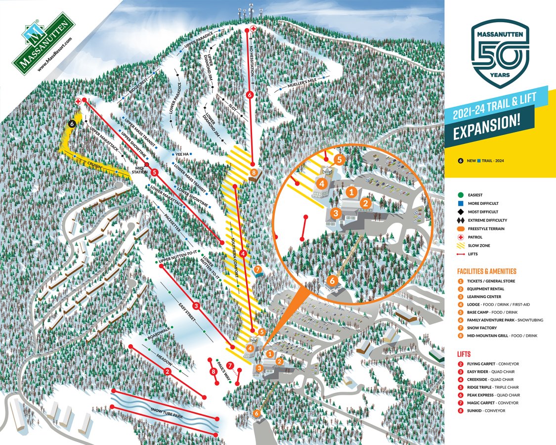  Ski Trail Map